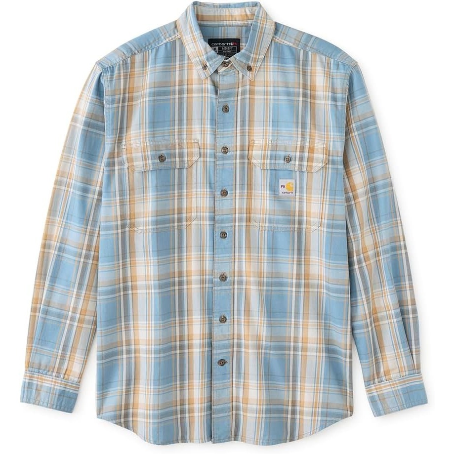 image:imageCarhartt Mens 104507 FlameResistant Force Rugged Flex LooseRolling ThunderDusted Ochre
