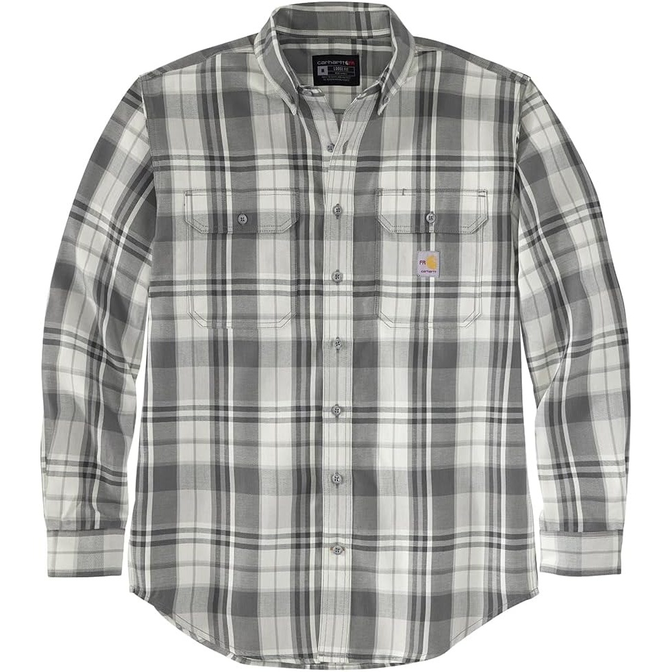 image:imageCarhartt Mens 104507 FlameResistant Force Rugged Flex LooseShadowMalt