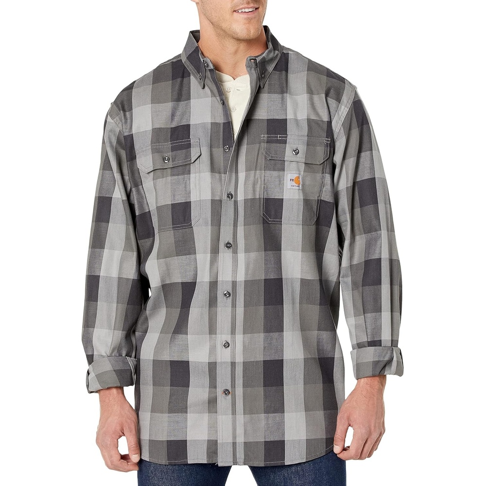 image:imageCarhartt Mens 104507 FlameResistant Force Rugged Flex LooseSteel