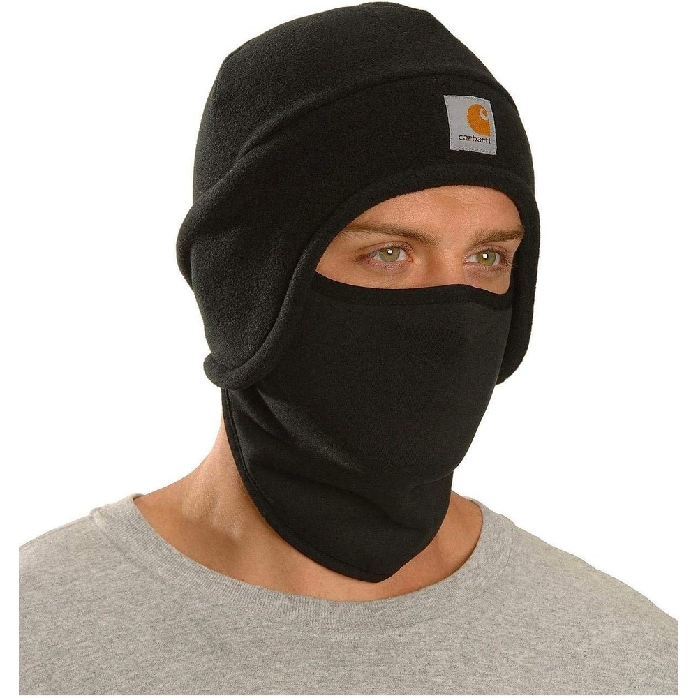 image:imageCarhartt Mens A202 Fleece 2in1 HeadwearBlack