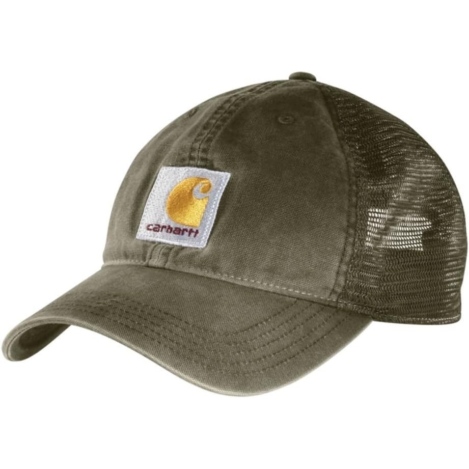 image:imageCarhartt Mens Buffalo Sandstone Meshback CapArmy Green