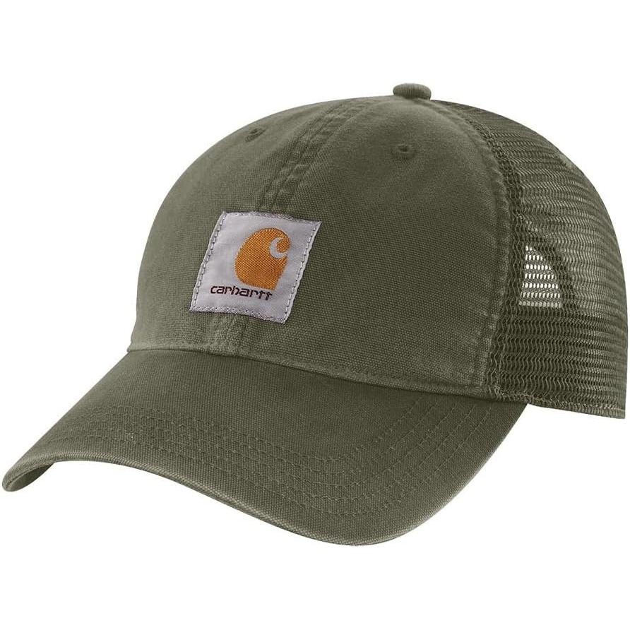 image:imageCarhartt Mens Buffalo Sandstone Meshback CapBasil