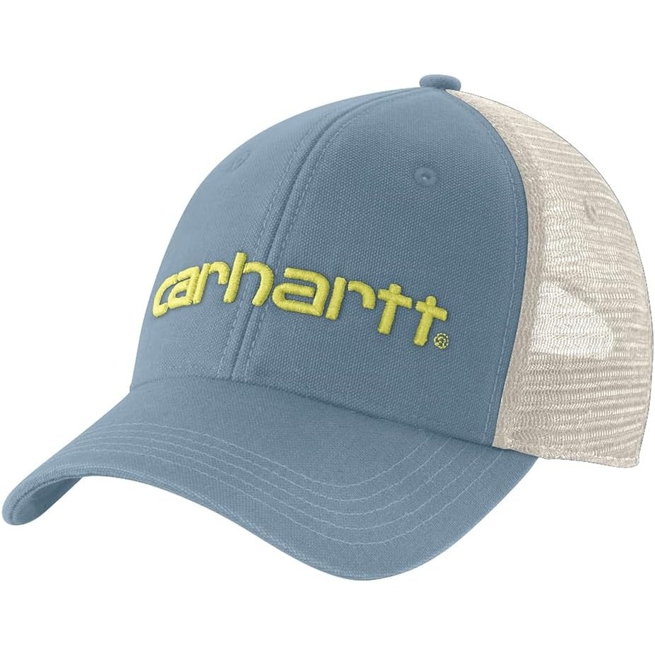 image:imageCarhartt Mens Canvas MeshBack Logo Graphic CapThundercloud