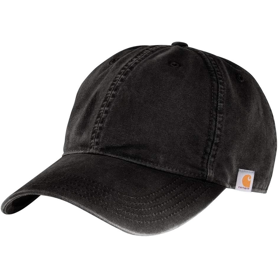 image:imageCarhartt Mens Cotton Canvas CapBlack Canvas