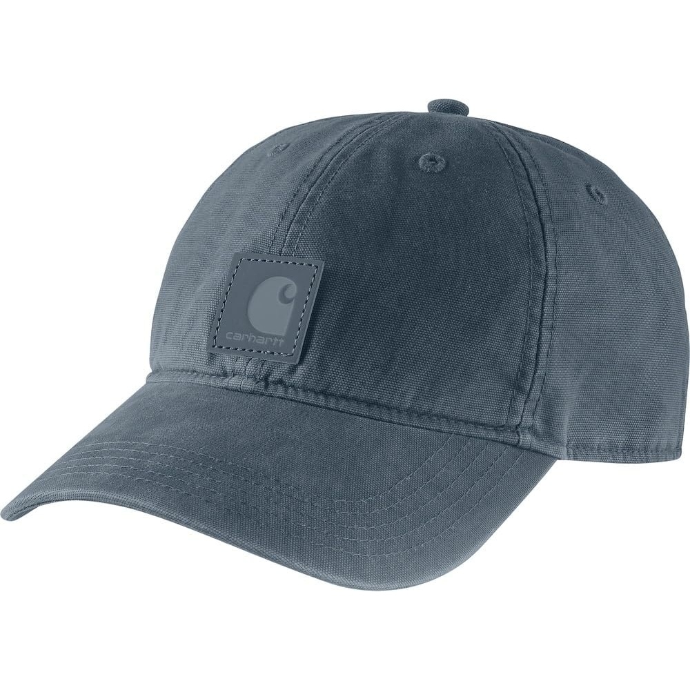 image:imageCarhartt Mens Cotton Canvas CapIron Blue