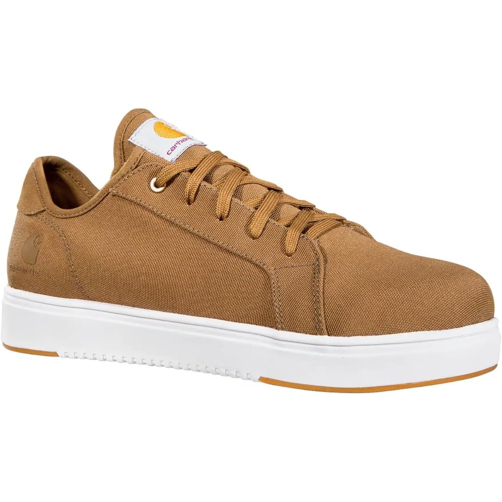 imageCarhartt Mens Detroit SD Nano Toe Canvas Work Sneakers Slip Resistant Outsole Static Dissipative FastDry LiningCoyote