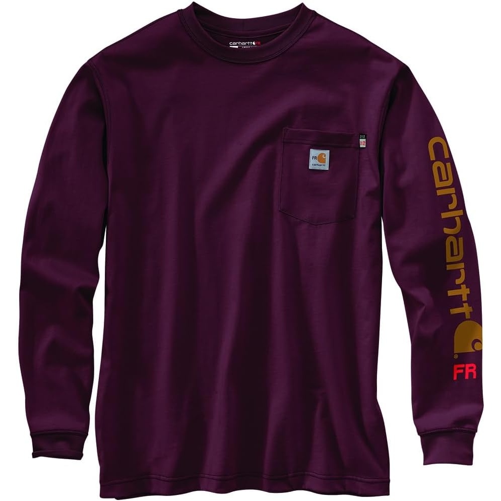 image:imageCarhartt Mens FR Force Irvine Loose LS Logo TShirtPort
