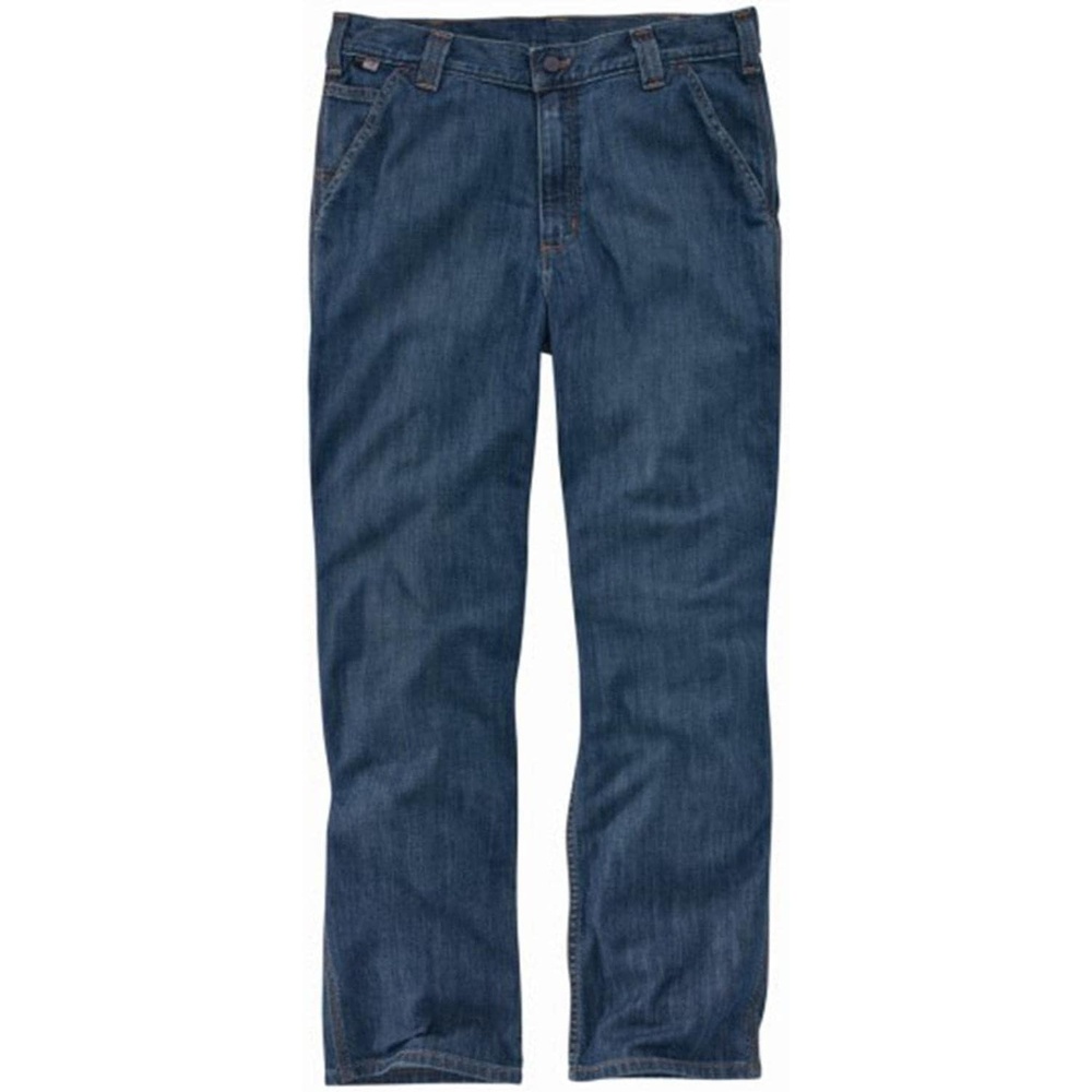 image:imageCarhartt Mens FR Relaxed Straight Force Rugged Flex DungareeBoulder