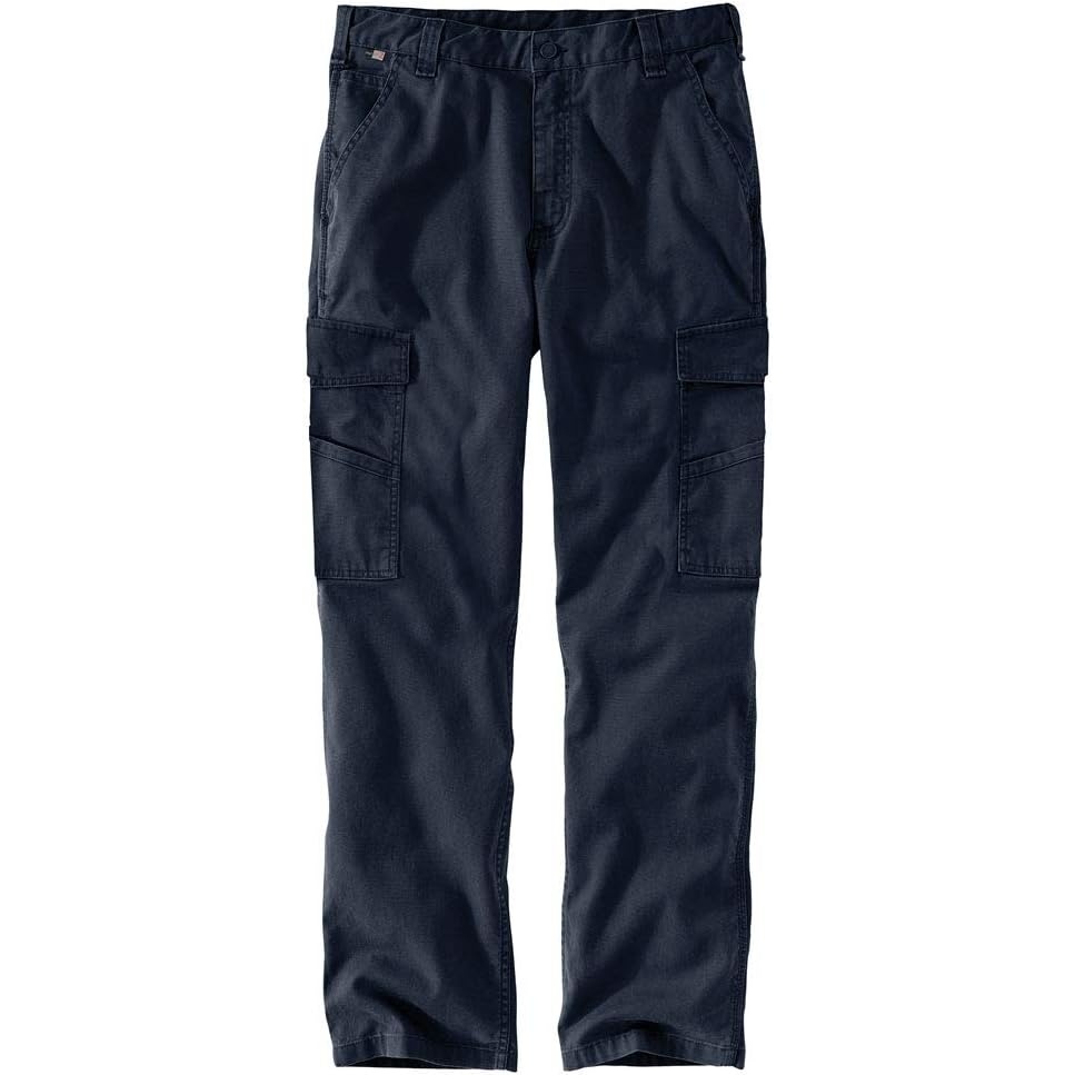 image:imageCarhartt Mens FR Relaxed Straight Rigby Cargo PantNavy