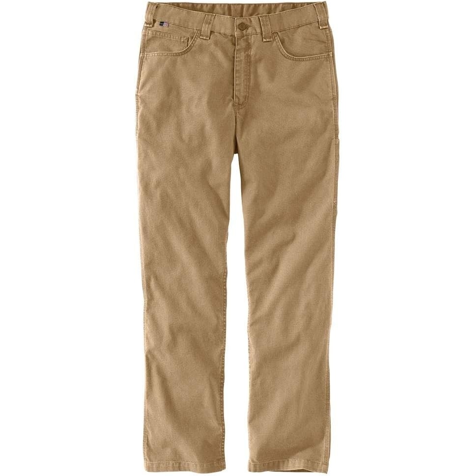 image:imageCarhartt Mens FR Relaxed Straight Rigby PantDark Khaki