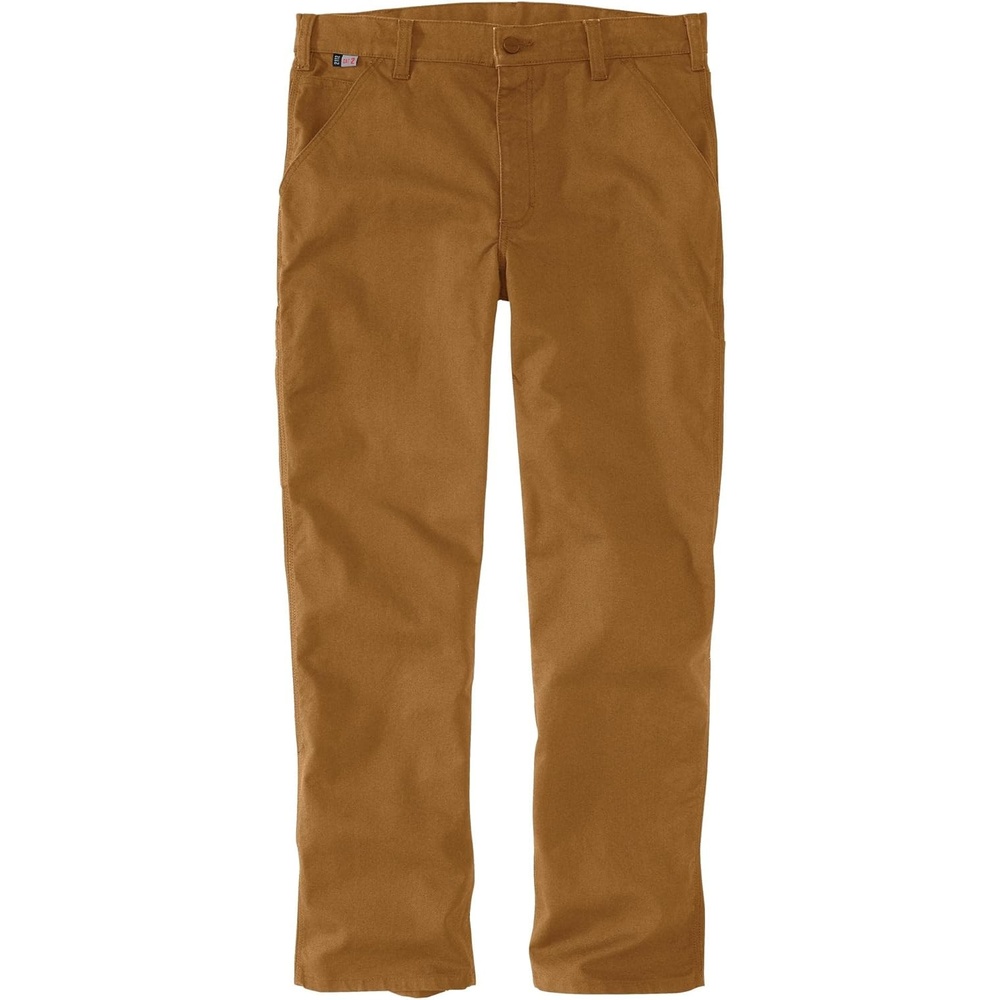 image:imageCarhartt Mens FR Relaxed Straight Rugged Flex Duck DungareeCarhartt Brown