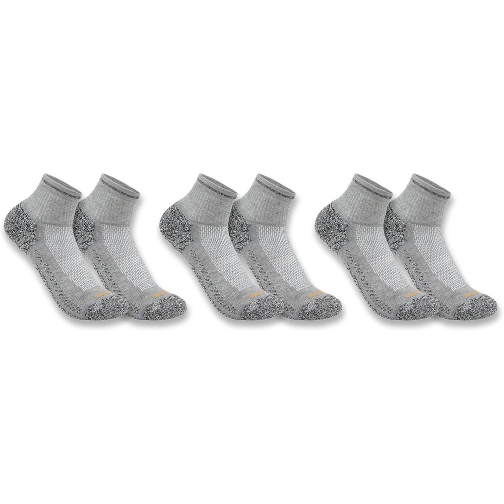 image:imageCarhartt Mens Force Midweight Crew Socks 3PackCharcoal