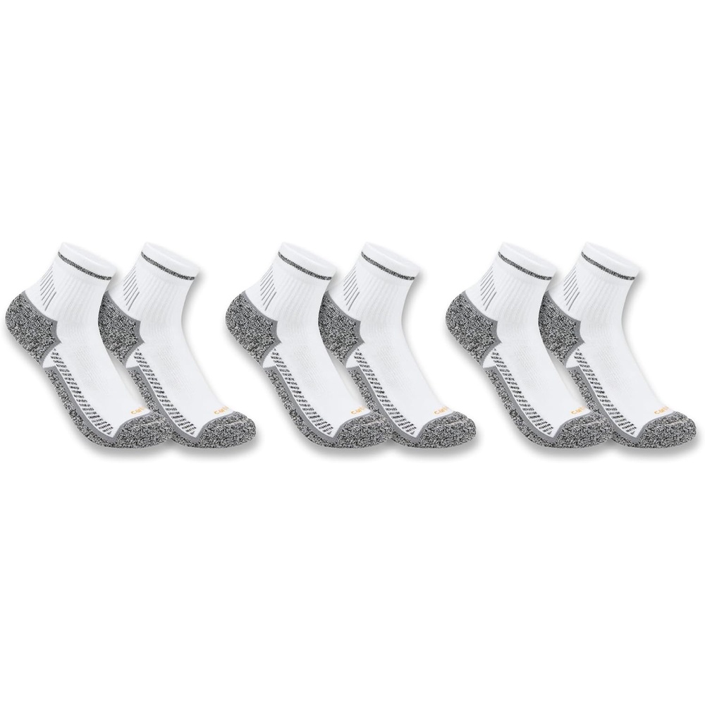 image:imageCarhartt Mens Force Midweight Crew Socks 3PackWhite