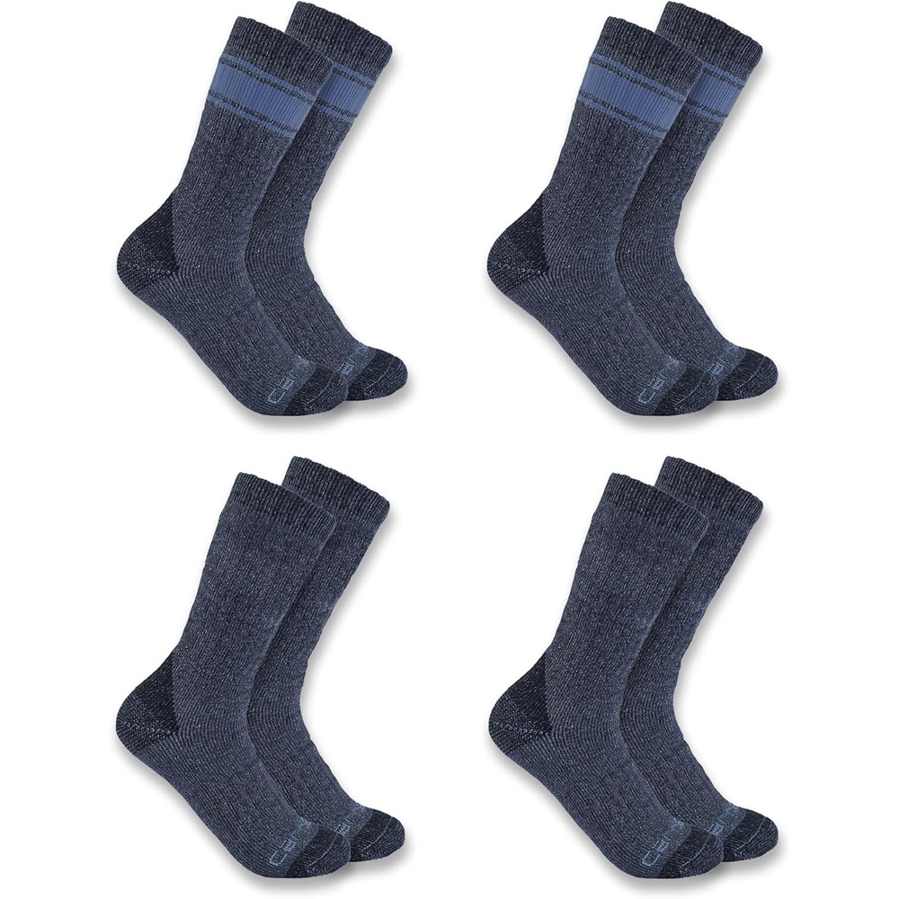 image:imageCarhartt Mens Heavyweight Crew Sock 4 PackAssorted 03