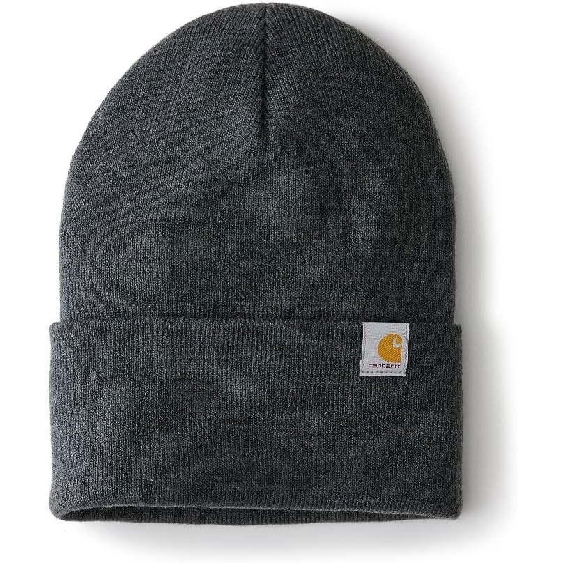 image:imageCarhartt Mens Knit Cuffed Beanie 104597Coal Heather