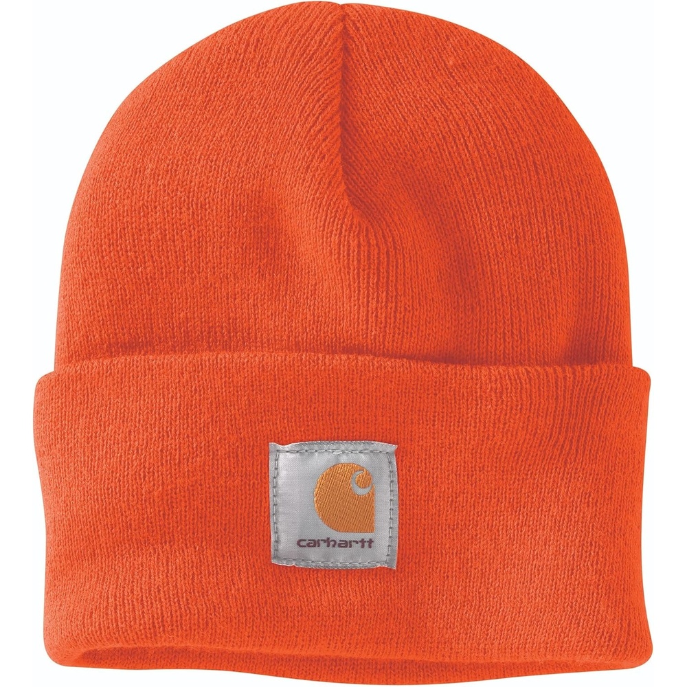 image:imageCarhartt Mens Knit Cuffed BeanieBrite Orange