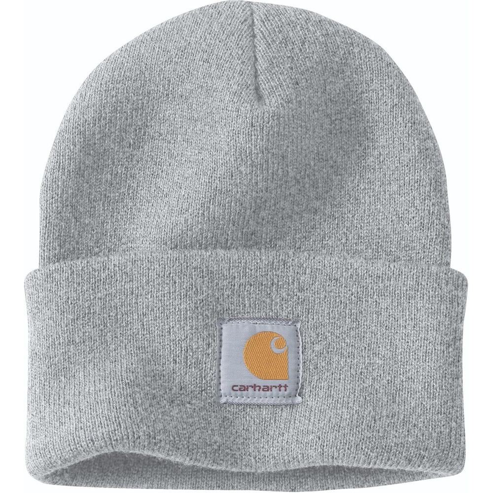 image:imageCarhartt Mens Knit Cuffed BeanieHeather Gray