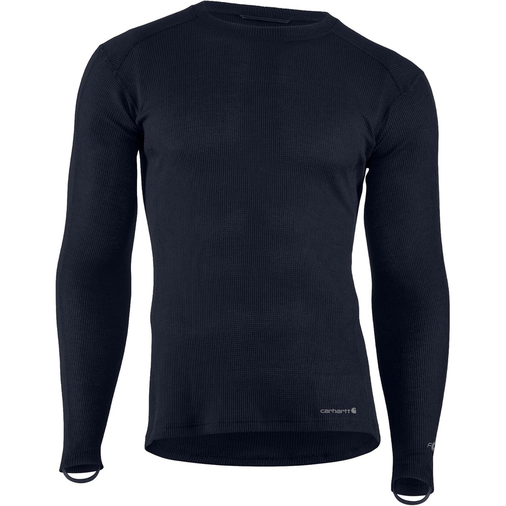 imageCarhartt Mens MBL113 Base Force Midweight Base Layer Classic CrewNavy