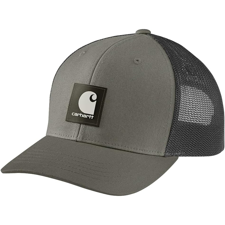 image:imageCarhartt Mens Rugged Flex Twill MeshBack Logo Patch CapDusty Olive