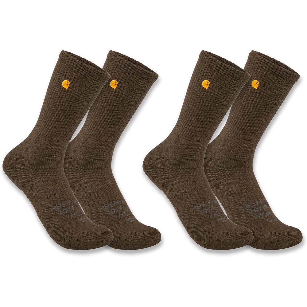 image:imageCarhartt Mens SC2252M Force Midweight Crew Sock 2PackTarmac