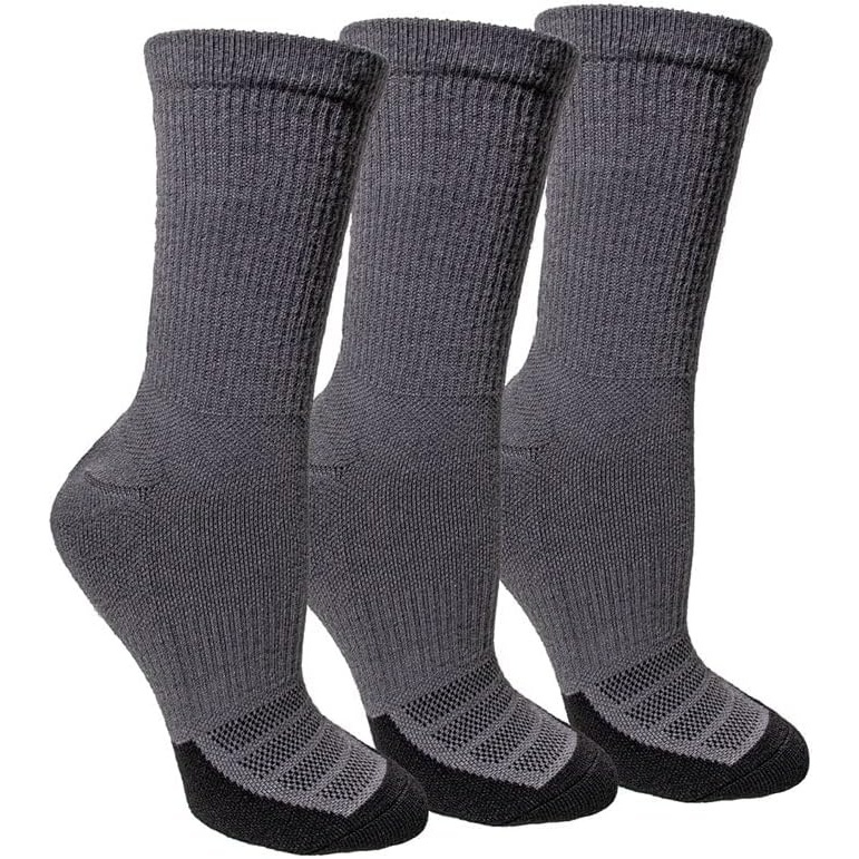 image:imageCarhartt Mens SS9933M Force Midweight Logo Short Crew Sock 3PackCarbon Heather