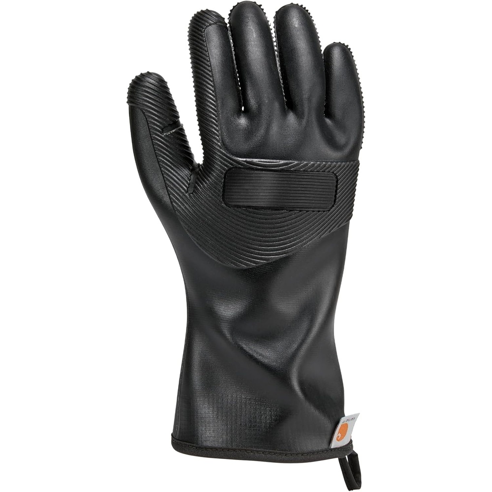 imageCarhartt Mens Silicone Grill Glove Black One Size HeatResistant Waterproof