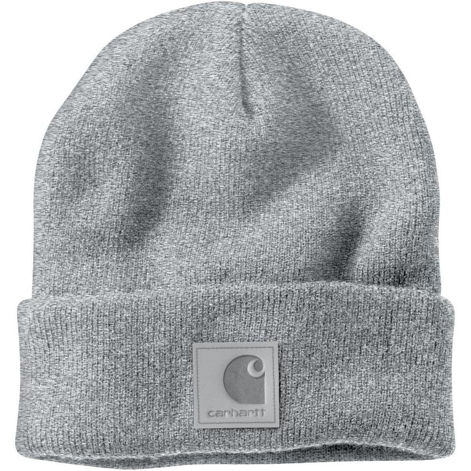 image:imageCarhartt Mens Tonal Patch BeanieHeather GrayGray