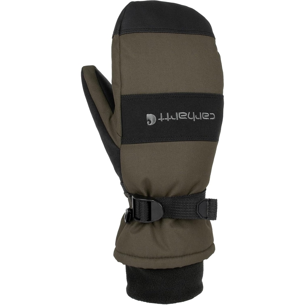 imageCarhartt Mens Waterproof Insulated Knit Cuff MittenTarmac Black