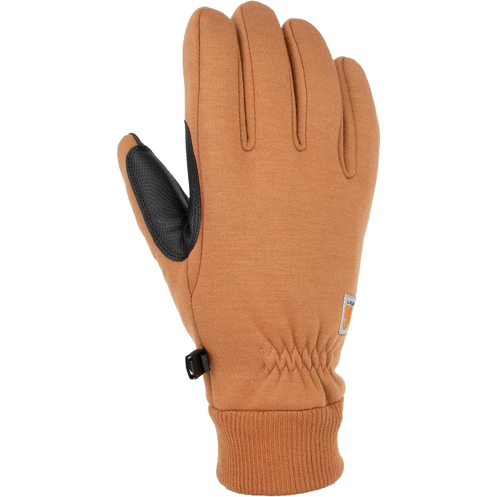 imageCarhartt Mens Wind Fighter ThermalLined Fleece TouchSensitive Knit Cuff GloveBrown