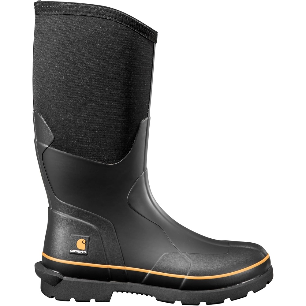 imageCarhartt Mudrunner Waterproof 15 Mens Work Boots Rubber Soft Toe Reliable Mud ProtectionBlack