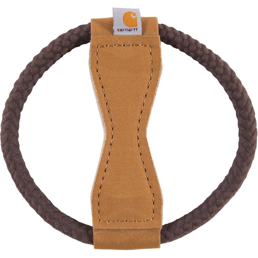 imageCarhartt Pet Training Tools Rugged Dog Tool for Tug Fetch and Play Field Dog Training Pull Carhartt BrownFirm Duck Wheel Dog Pull Carhartt Brown