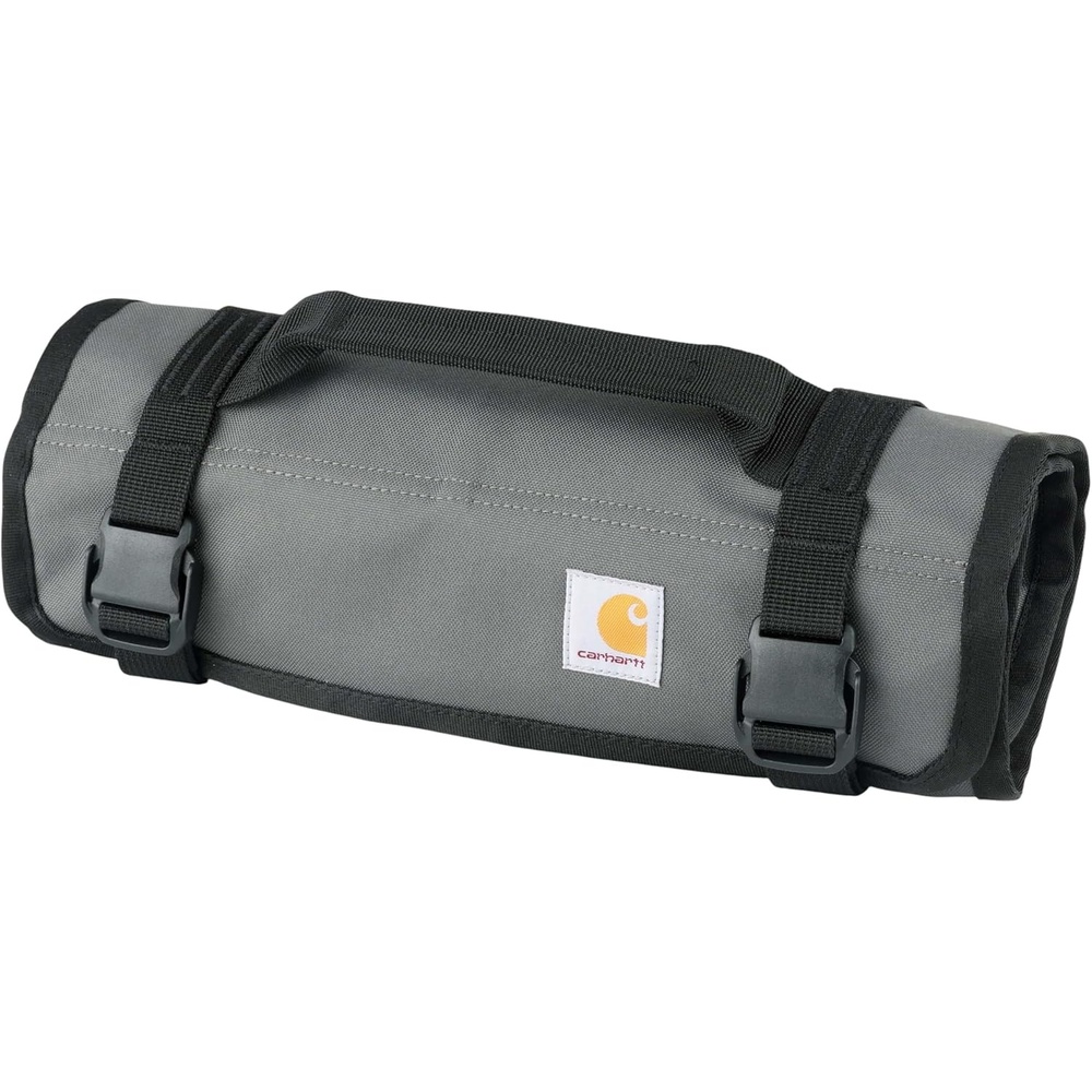 image:imageCarhartt Utility Roll Organizer Durable WaterResistant Tool Roll Black 16 PocketGravel