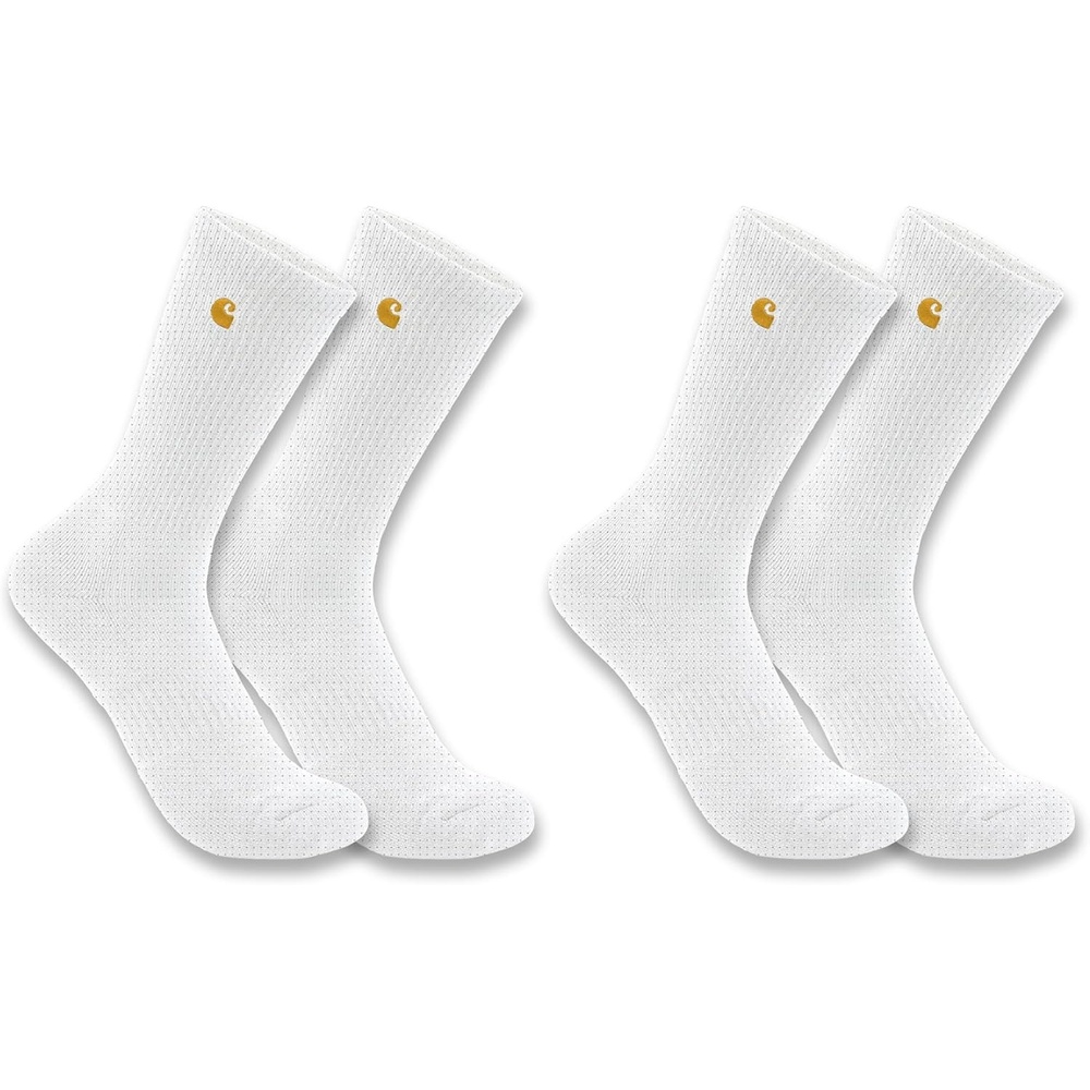 imageCarhartt Womens Force Midweight Crew Sock 2 PackWhite