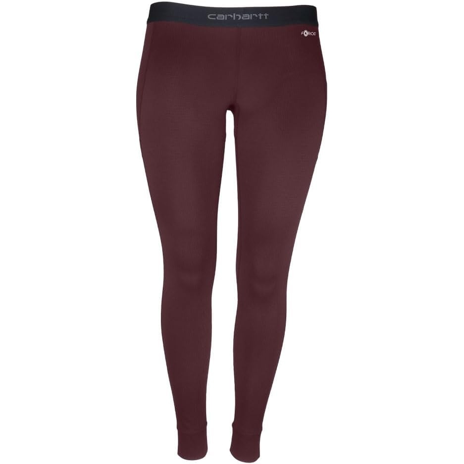 imageCarhartt Womens Force Midweight Waffle Base Layer PantBlackberry
