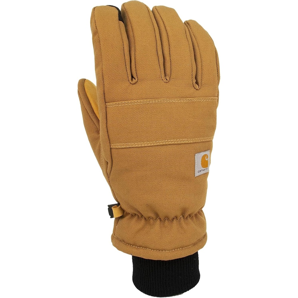 imageCarhartt Womens GL0781W Womens Insulated DuckSynthetic Leather Knit Cuff GloBrown