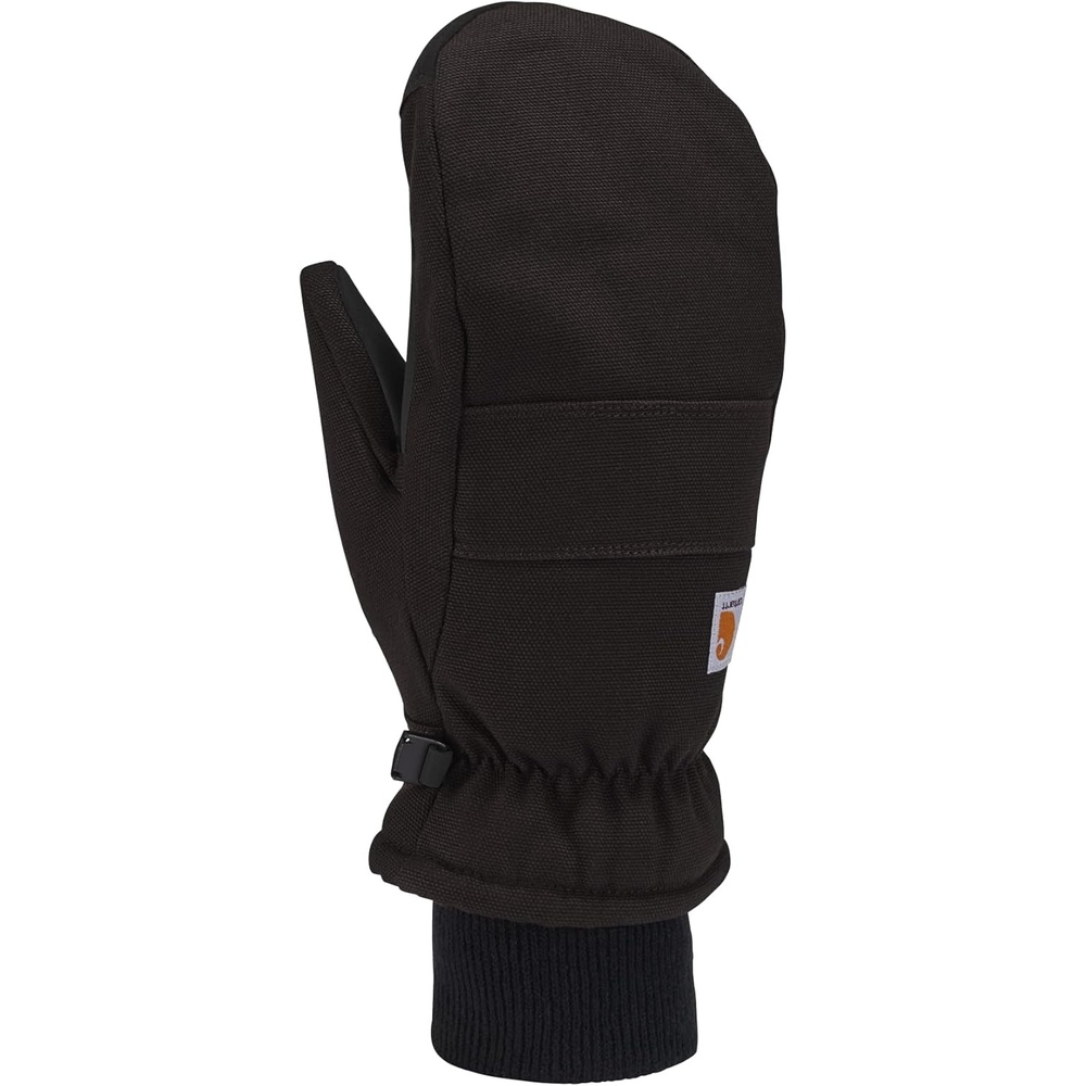 imageCarhartt Womens GL0800W Womens Insulated Duck Synthetic Leather Knit Cuff MitBlack