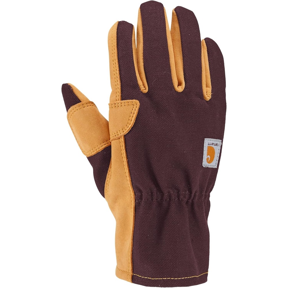 imageCarhartt Womens GW0793W Womens DuckSynthetic Leather Open Cuff GloveBlackberry