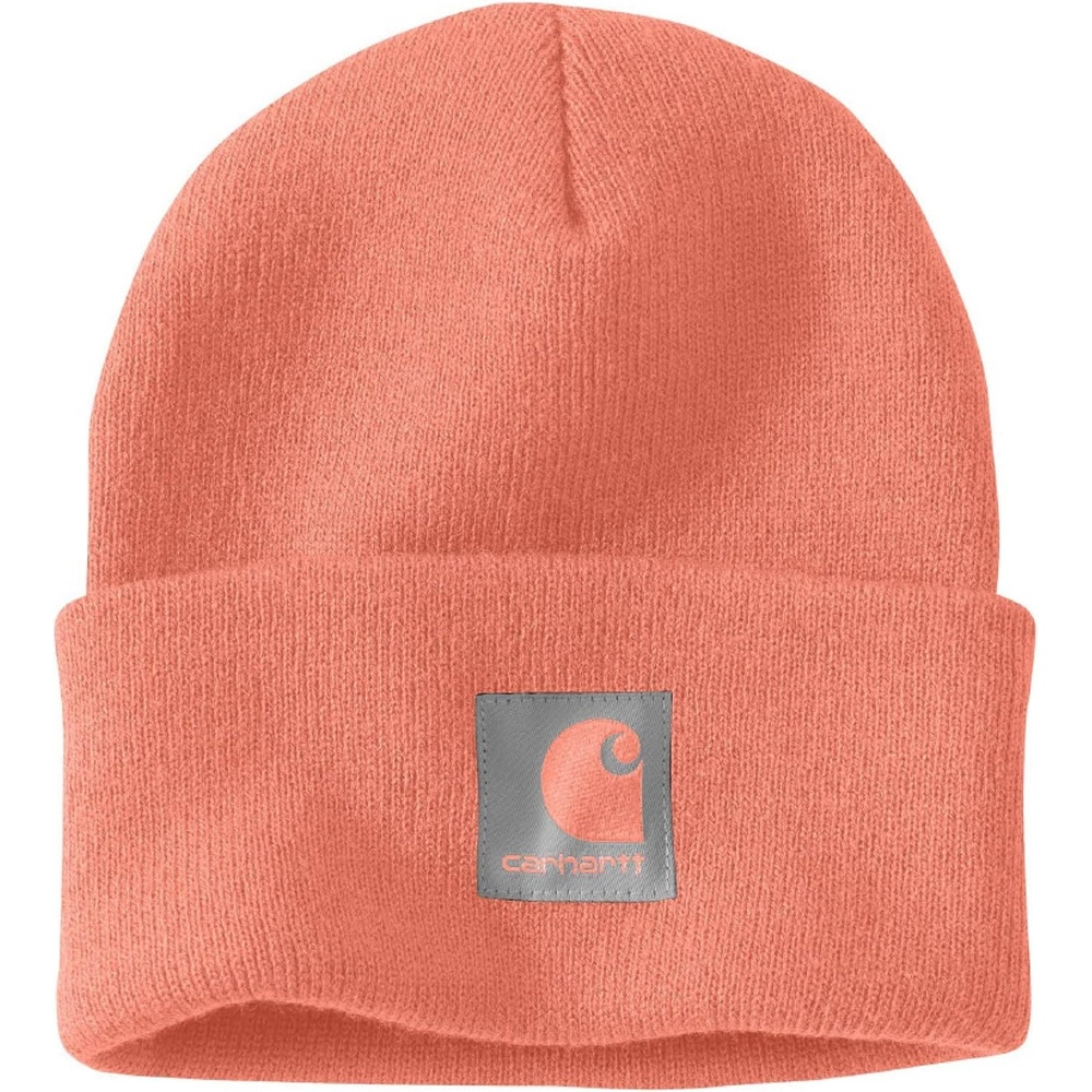 image:imageCarhartt Womens Knit SatinLined BeanieAged Coral