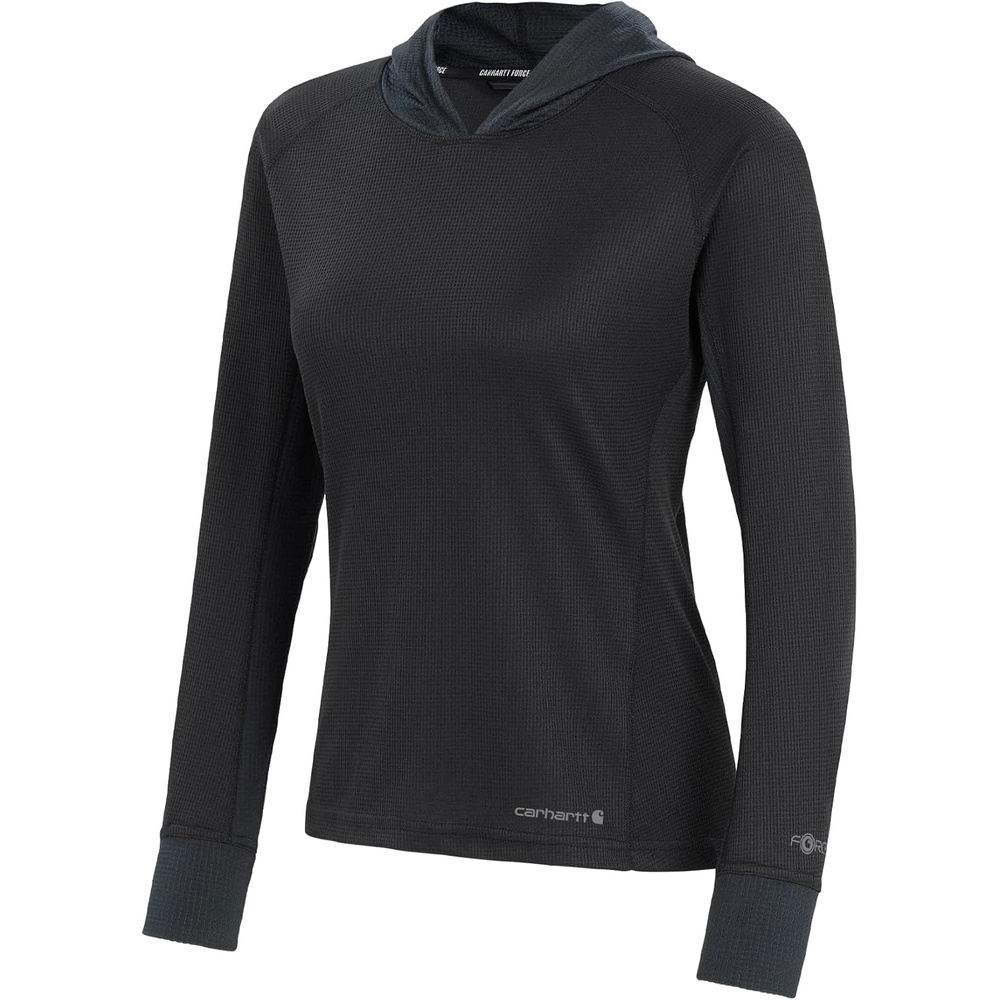 imageCarhartt Womens UM0226W Womens Force Midweight MicroGrid Base LayerBlack