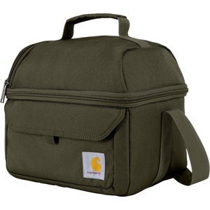 Carhartt 12 Can Two Compartment Lunch Box | Durable, Fully-Insulated Lunch Bag for Women & Men, Large Lunchbox (Gravel)(Large Lunchbox (Tarmac))