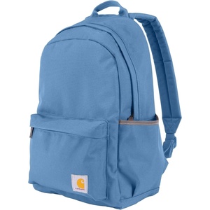 Carhartt 21L Classic Laptop Backpack, Water-Resistant Pack W/ 15″ Laptop Sleeve and Organizational Compartments, Carhartt Brown(Workwear Blue)