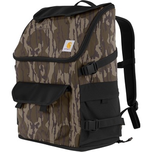Carhartt 35L Nylon Workday Backpack, Durable Water-Resistant Pack with 15″ Laptop Sleeve and Adjustable Shoulder Straps, Tarmac(Mossy Oak Bottomlands)