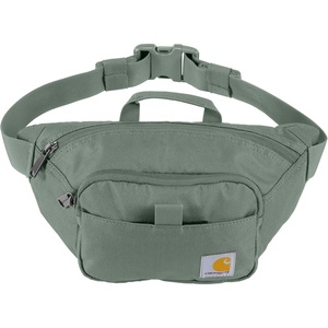 Carhartt Classic Adjustable Sling Bag, Durable, 600-Denier Water Resistant Hip Pack(Essential Waist Pack (Green Slate))