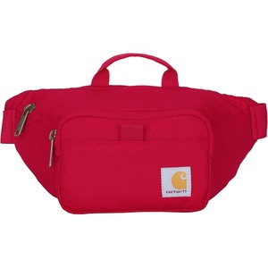 Carhartt Classic Adjustable Sling Bag, Durable, 600-Denier Water Resistant Hip Pack(Essential Waist Pack (Industry Red))