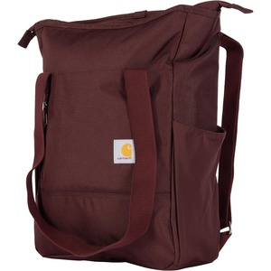 Carhartt Classic Convertible Backpack Tote, Durable Water Repellent Material W/ 17″ Laptop Sleeve, Black(Port)
