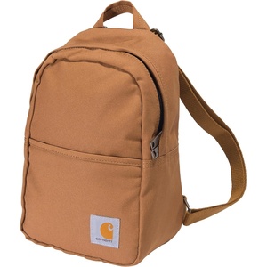 Carhartt Classic Mini Backpack, Durable, Water-Resistant Backpack with Adjustable Shoulder Straps, Black(Carhartt Brown)