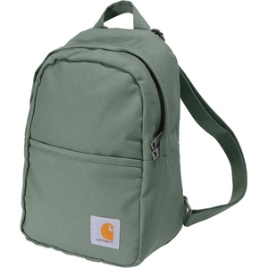 Carhartt Classic Mini Backpack, Durable, Water-Resistant Backpack with Adjustable Shoulder Straps, Black(Green Slate)
