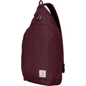 Carhartt Durable Sling Bag, Crossbody Backpack with Side Release Buckle, Tablet Sleeve and Adjustable Strap, Black(Port)