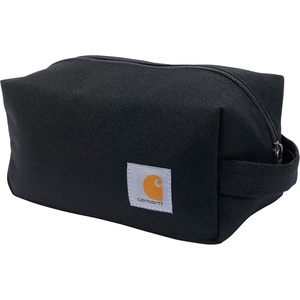 Carhartt Durable Travel Kit, Organize Essentials W/the Water Resistance Toiletry Bag, Black(Black)