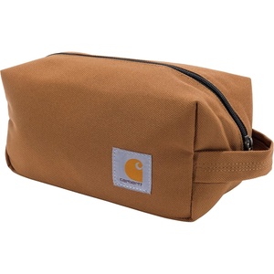 Carhartt Durable Travel Kit, Organize Essentials W/the Water Resistance Toiletry Bag, Black(Carhartt Brown)